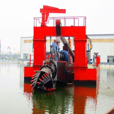 Cabeza de cortador hidráulico cortador de succión dragado de dragado con sistema de control PLC de Siemens