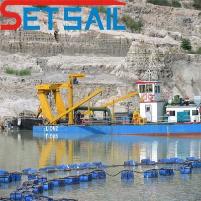Cummins Motor Siemens PLC 3500m3 Cortador excavadora de arena de succión para dragado a gran escala