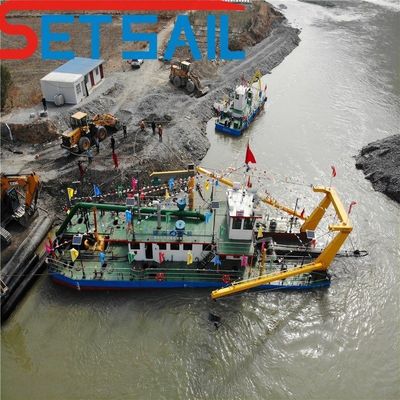 Equipo de dragado por succión de tipo cortador de motor diesel para profundidad de dragado de 1 a 30 m Fabricado