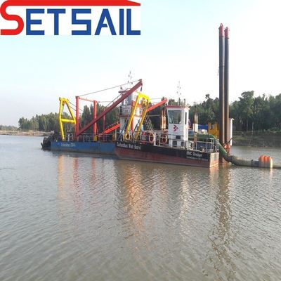 Cabeza de la bomba 39-65m Corte hidráulico de puerto Equipo de dragado de succión para arena y sedimento