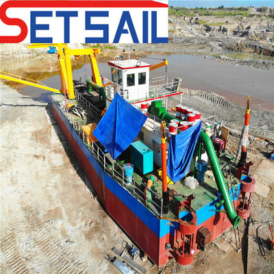 Cortador excavadora de succión con medidor de vacío Servicio posventa de por vida 40000.000 kg peso bruto