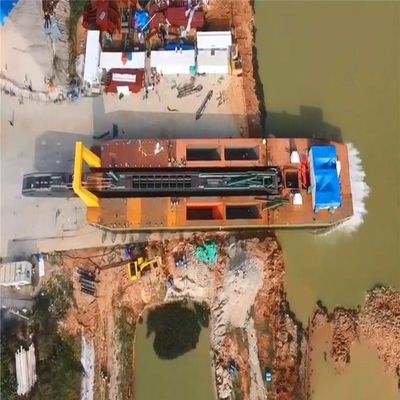 Profundidad máxima de dragado de 30 m Equipo de dragado de succión de cortador con bomba de agua de fondo