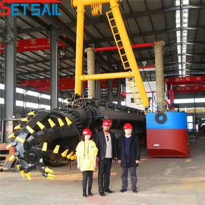 Tecnología Cummins Motor diesel Rexroth Hydraulic Cutter Head Dredger para el dragado