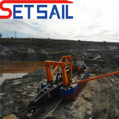 Flujo de agua 6000m3 Excavadora de succión de corte de 26 pulgadas con cabeza de 54 m y tipo de potencia diesel