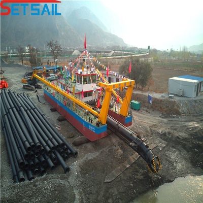 230000.000kg paquete de peso bruto cortador de aspiración maquinaria de arena de dragado para dragado