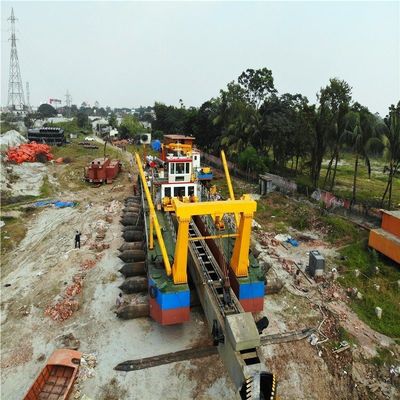 Dredger de succión de corte de 26 pulgadas con motor diesel Cumins / Weichai Solicitud personalizada
