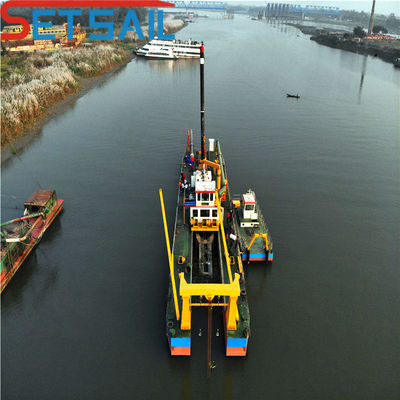 1100m3 Capacidad Siemens PLC Barco de dragado de arena fluvial para sus necesidades de producción de arena