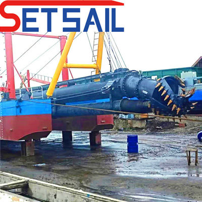Excavadora de arena de succión de 18 pulgadas con motor diésel y equipo de bomba personalizados
