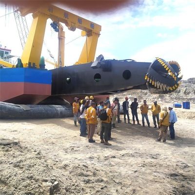 Maquinaria de dragado por succión de cortador PLC de Siemens con distancia de descarga personalizable