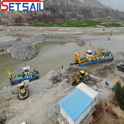 Tipo de ranura CTN Personalizado 22 pulgadas cortador de succión de arena del río excavadora para la estructura de la caja del lago