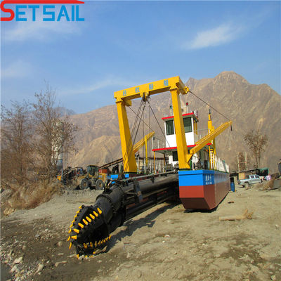 20 pulgadas motor diesel cortador de succión excavadora de arena para el desarrollo de la isla personalizable