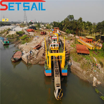 18 pulgadas cortador de control hidráulico excavadora de succión con tipo de ranura CTN y capacidad de 700m3