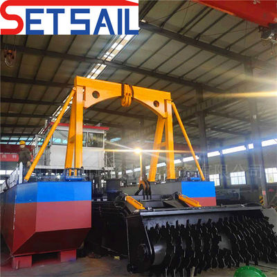 Rexroth Motor hidráulico diésel de succión de energía excavadora para barro ancho total 4,5 m-12 m