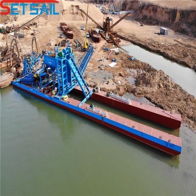 15kw de potencia de la bomba de inyección de alta capacidad de oro y la mezcla de diamantes excavadora con Jigging