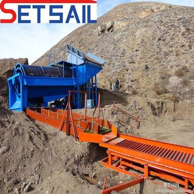 Maquinaria para la extracción de oro en tierra con chuleta de agitación y motor diesel Cummins o Weichai