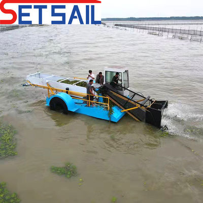 Recolección de basura en el río y en el lago