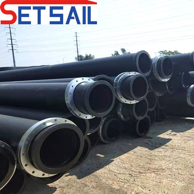 Material HDPE redondo duradero de dragado tubo de aspiración de arena Pago inicial Pago completo