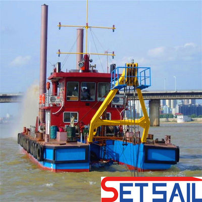 Dredger de succión de corte de 200 m3/h con capacidad y rendimiento de motor hidráulico diesel