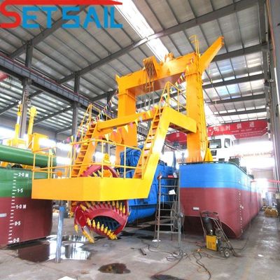 800m3 Cortador de flujo de agua hidráulico Excavadora de succión para zinc Spelter Técnica aséptica