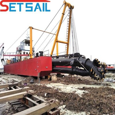 800m3 Cortador de flujo de agua hidráulico Excavadora de succión para zinc Spelter Técnica aséptica