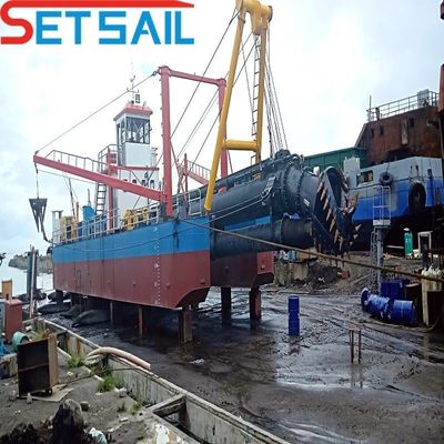 800m3 Cortador de flujo de agua hidráulico Excavadora de succión para zinc Spelter Técnica aséptica