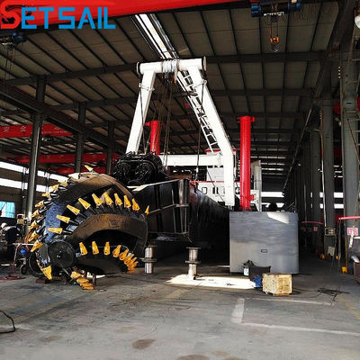 Dredger de succión de corte de 10 pulgadas para arena de río en paquete Tamaño 3100.00cm * 550.00cm * 148.00cm