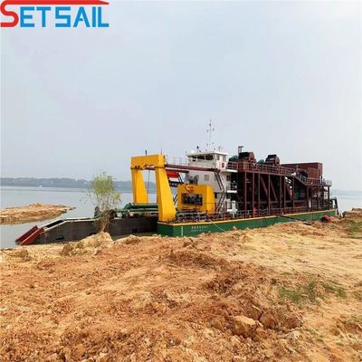 Dredger de succión con motor diesel Cummins y certificación CE