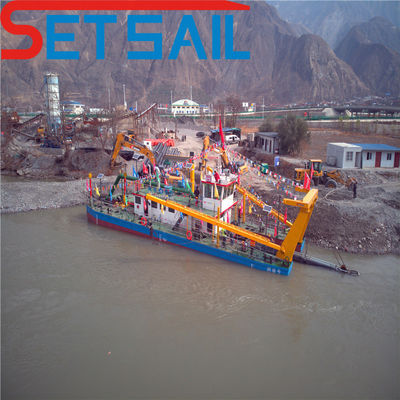 Dredger de succión de 10 pulgadas para arena de río Ancho total de 5,5 m Tipo de ranura Garantía CTS