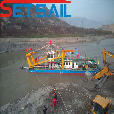 Dredger de succión de 10 pulgadas para arena de río Ancho total de 5,5 m Tipo de ranura Garantía CTS