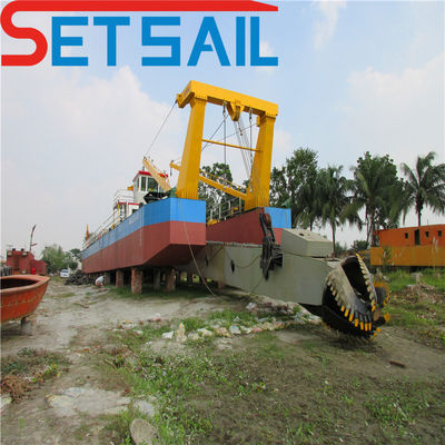 Dredger de succión de 10 pulgadas para arena de río Ancho total de 5,5 m Tipo de ranura Garantía CTS
