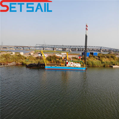 Solicitud personalizada Cortador hidráulico automático completo excavadora de succión para el lago del río