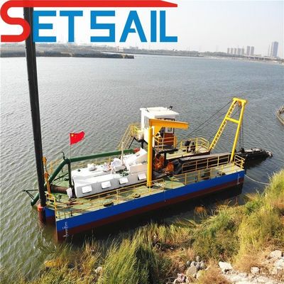 2000m3 flujo de agua hidráulico diesel 12 pulgadas cortador de succión excavadora de barro con 50m cabeza