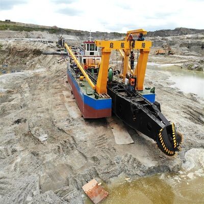 Cortador de diésel de Weichai personalizado Excavadora de arena de succión para excavadoras de arena de río