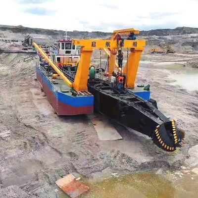 Cabeza de cortador hidráulico cortador de succión dragado de dragado con sistema de control PLC de Siemens