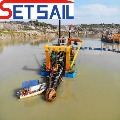 Excavadora hidráulica de aspiración automática para el rendimiento duradero de la arena del río de Bangladesh
