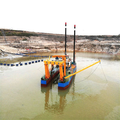 36000.000kg Peso bruto del paquete Excavadora de aspiración de arena fluvial con cabeza de corte y bomba de barro