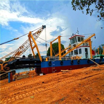 Excavadora de arena de succión de 12 pulgadas con tipo ciclón, densidad media y motor diesel