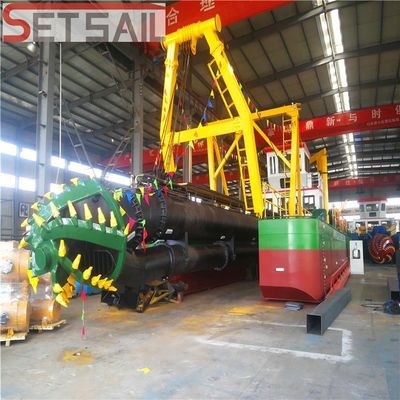 Sistema de control eléctrico Excavadora de arena con motor diesel para la extracción de arena en ríos y lagos