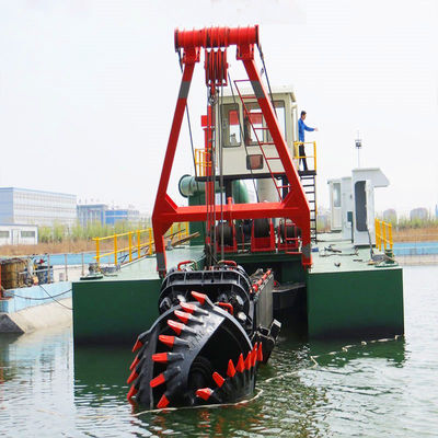 1500m3 flujo de agua 12 pulgadas cortador hidráulico excavadora de succión para equipos de dragado