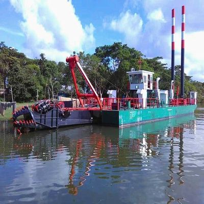 1500m3 flujo de agua 12 pulgadas cortador hidráulico excavadora de succión para equipos de dragado