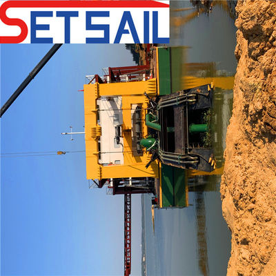 Rexroth cortador hidráulico excavadora de arena de succión con motor diesel Política de reembolso de 30 días