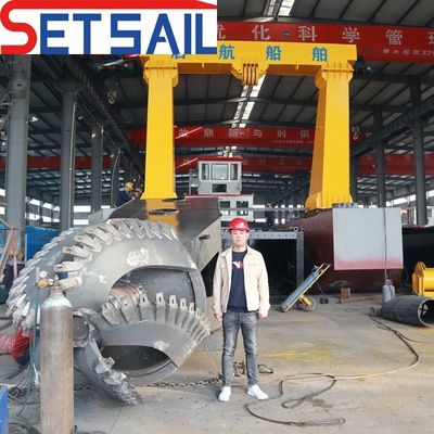Rexroth cortador hidráulico excavadora de arena de succión con motor diesel Política de reembolso de 30 días