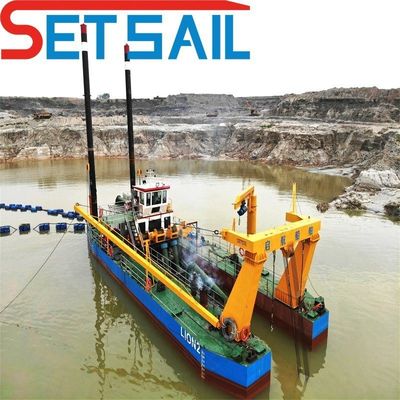 Cummins Motor Siemens PLC 3500m3 Cortador excavadora de arena de succión para dragado a gran escala