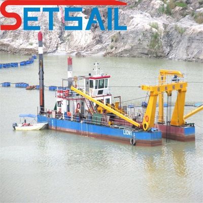 Cummins Motor Siemens PLC 3500m3 Cortador excavadora de arena de succión para dragado a gran escala