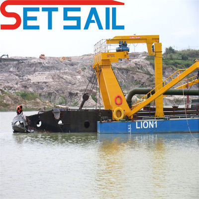 Cummins Motor Siemens PLC 3500m3 Cortador excavadora de arena de succión para dragado a gran escala