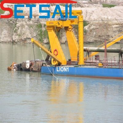 Cummins Motor Siemens PLC 3500m3 Cortador excavadora de arena de succión para dragado a gran escala