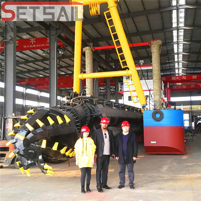Cortador de motores diesel hidráulico y personalizado, excavadora de succión Capacidad 160m3- 5000m3