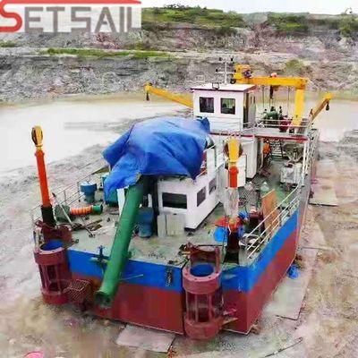 Cortador de motores diesel hidráulico y personalizado, excavadora de succión Capacidad 160m3- 5000m3
