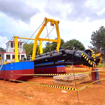 QH-1 Equipo de dragado con bomba de arena de motor diésel hidráulico para dragado de barro de depósitos