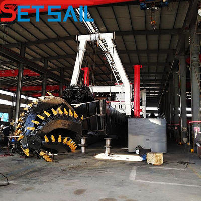Excavadora de succión de 16 pulgadas con motor diésel de 224 kW de Cummins para excavar